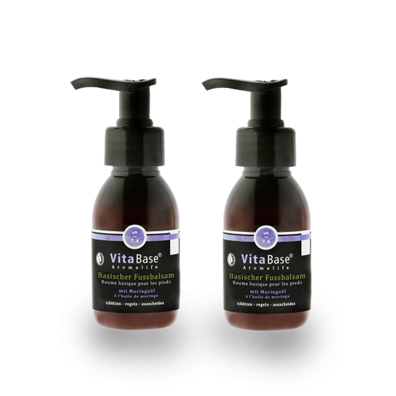 DUO VitaBase Basischer Fussbalsam mit Moringaöl 2 x 100ml mit 10% Rabatt!