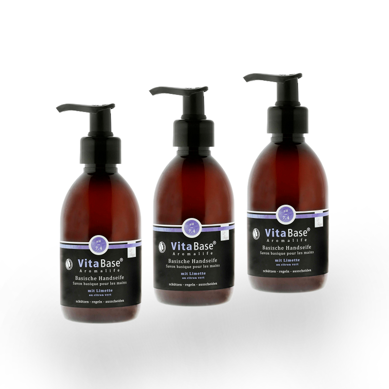 TRIO VitaBase Basische Handseife extra mild 3 x 250ml mit 15% Rabatt!
