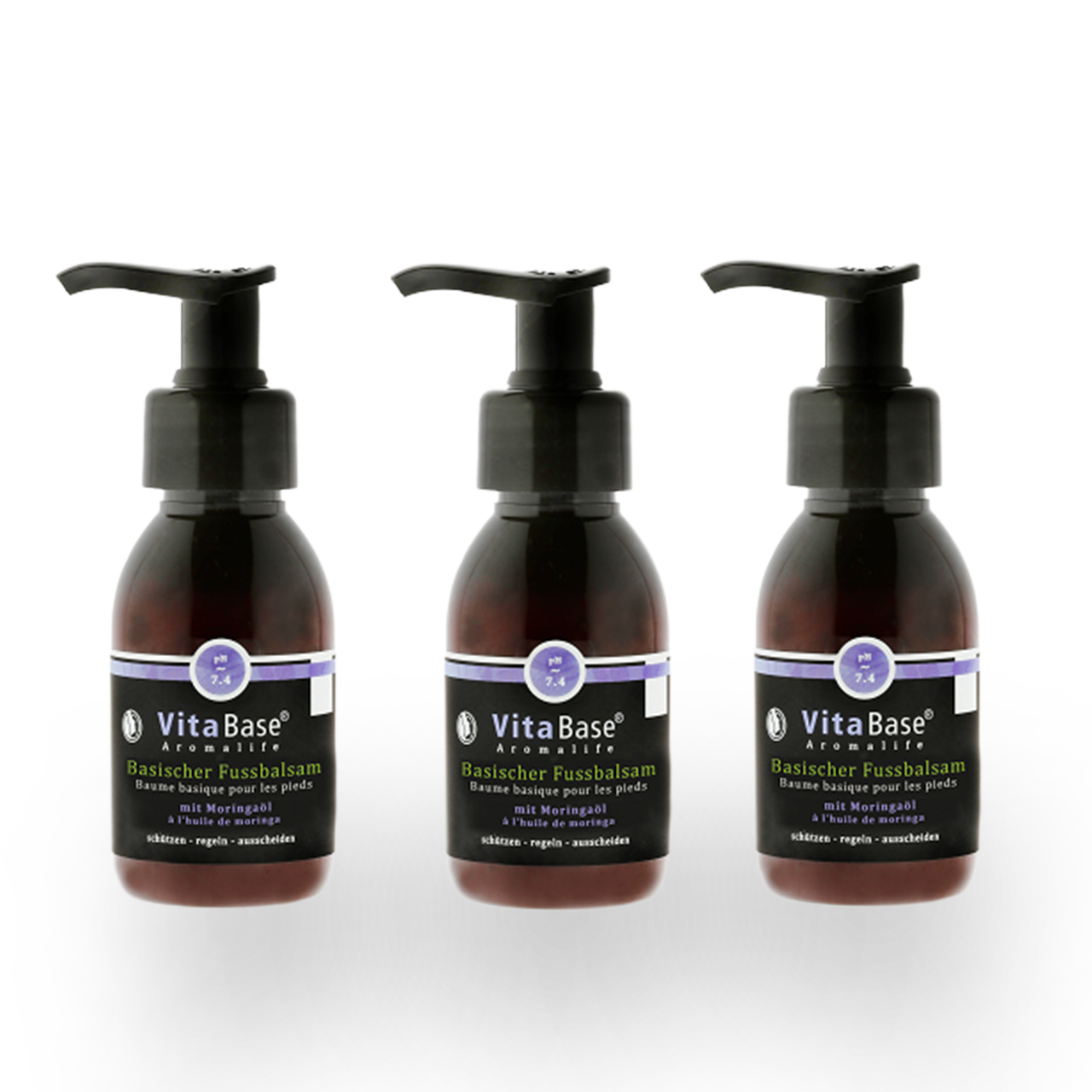 TRIO Basischer Fussbalsam 3x100ml mit 20% Family-Rabatt!