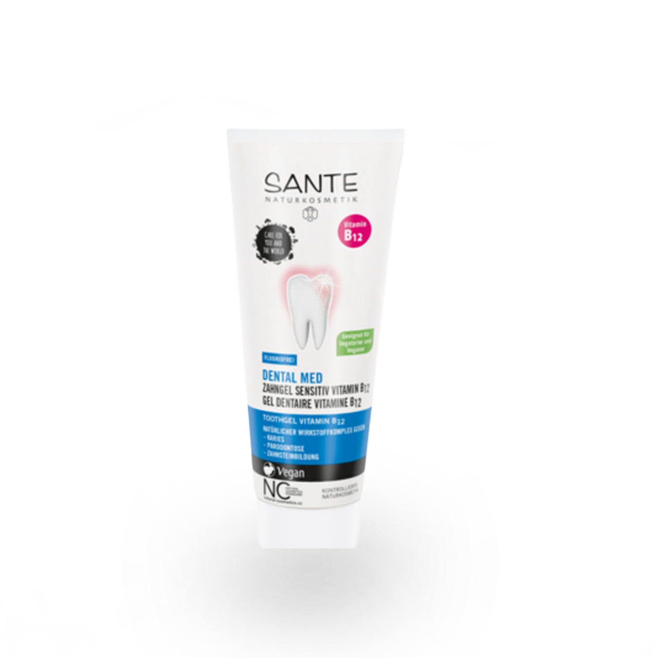 SANTÉ Zahngel Vitamin B12 OHNE Fluor Natrue-Zertifiziert, 75 ml