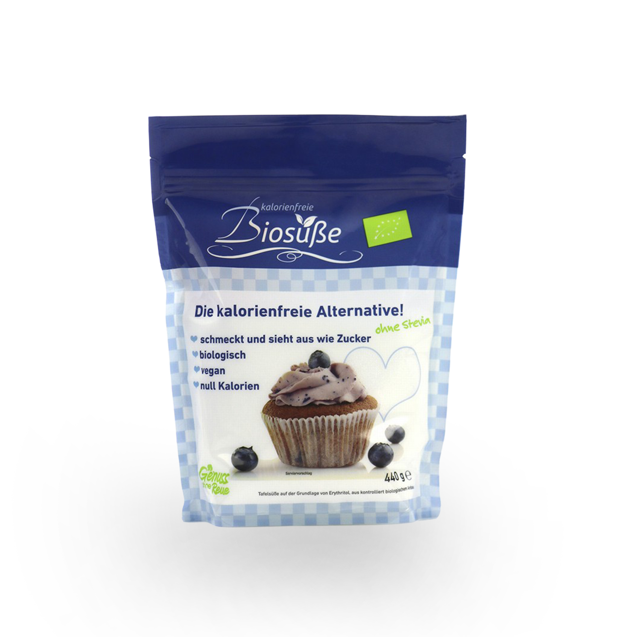 Erytritol in BIO-Qualität von BioSüsse 440 g im Beutel