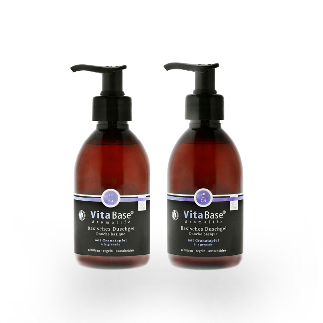 DUO 2 x 500 ml VitaBase Duschgel pH 7.4 mit Granatapfel mit 10% Rabatt!