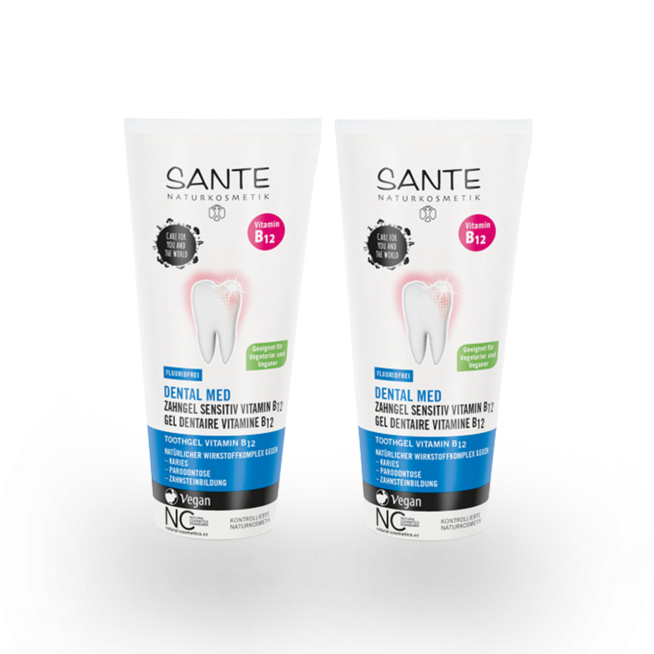 DUO Zahngel Vitamin B12 OHNE Fluor Natrue-Zertifiziert mit Preisvorteil!