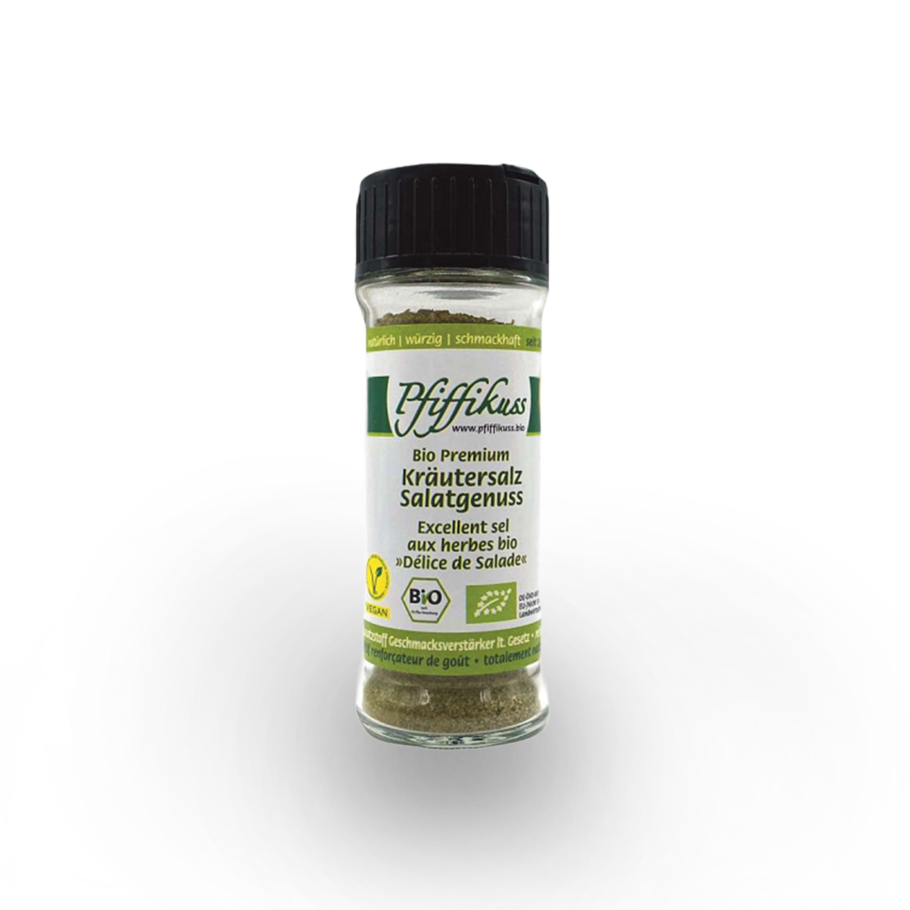 Pfiffikuss BIO Kräutersalz Salatgenuss Streuglas 75g