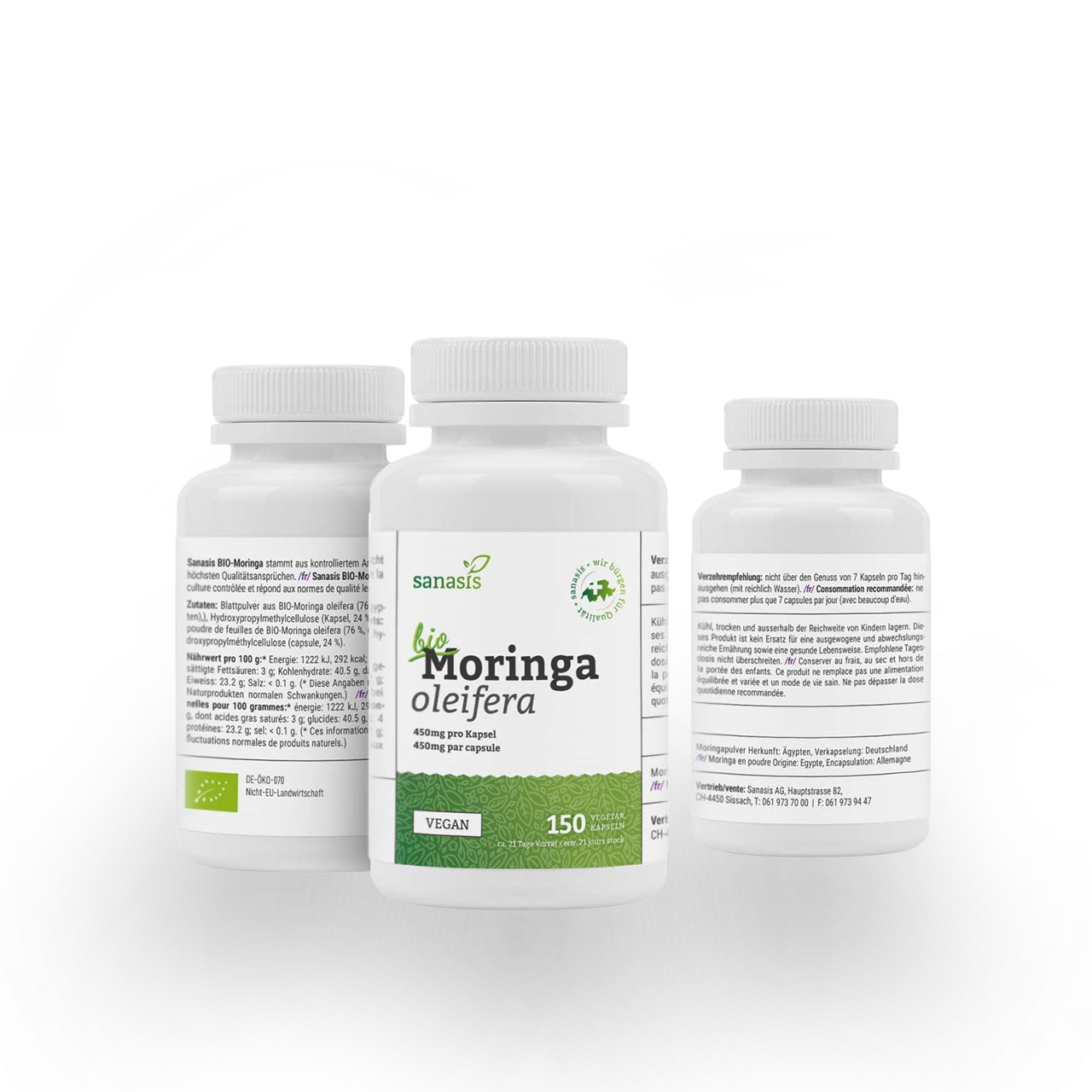 BIO Moringa von SANASIS 150 Vege - Caps