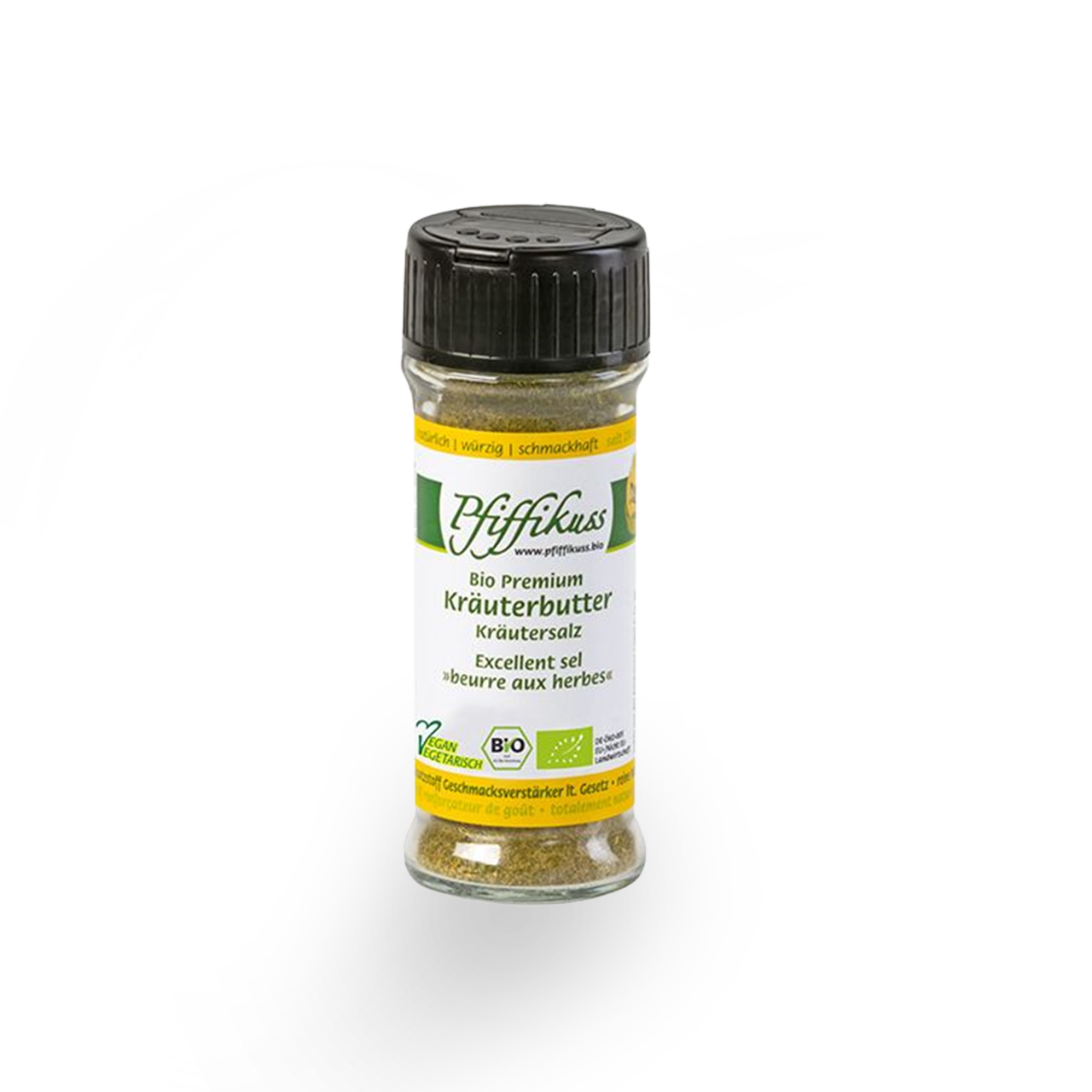 Pfiffikuss BIO Kräuterbutter Gewürzsalz - Mix Streuglas, 70g