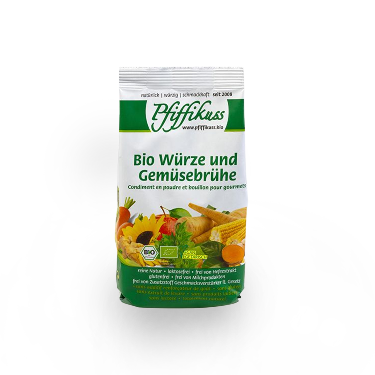 Pfiffikuss BIO Würze und Gemüsebrühe  450 g, der günstige Nachfüller