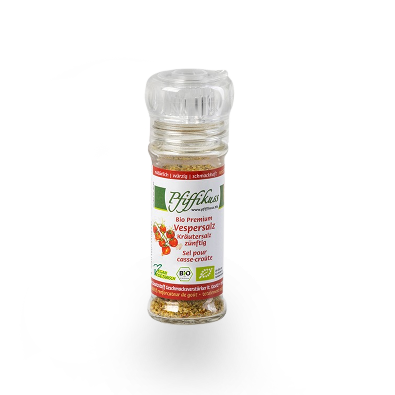 Pfiffikuss BIO Vespersalz zünftig Mühle, 50g