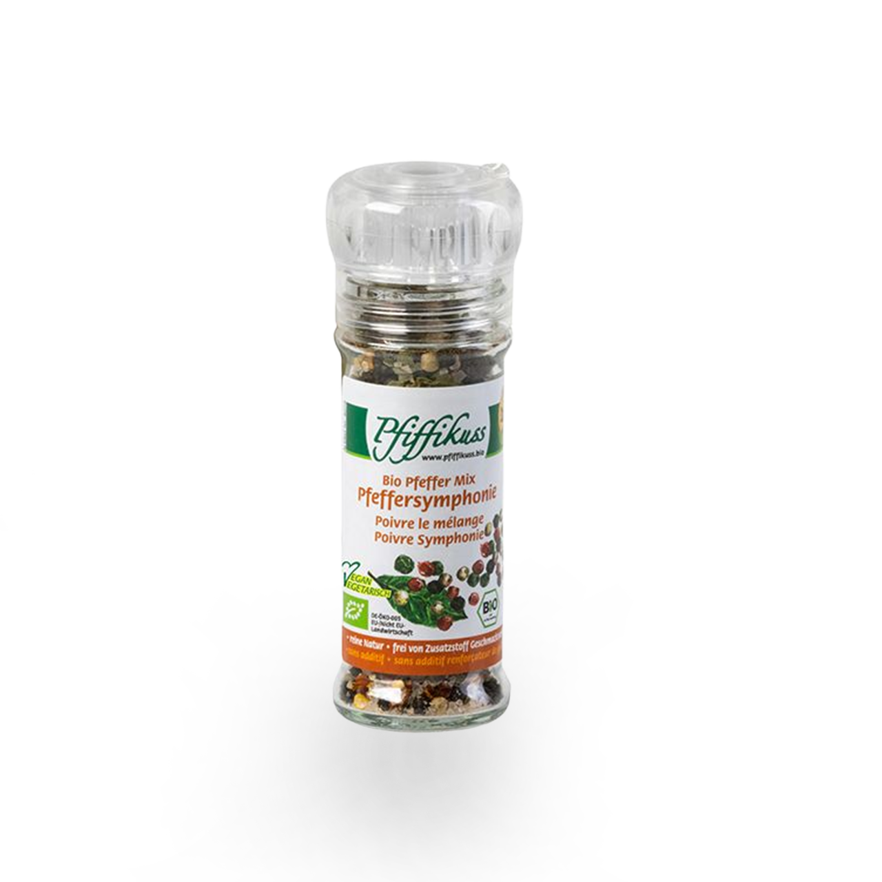 Pfiffikuss BIO Pfeffer-Mix Pfeffersymphonie 45g Mühle