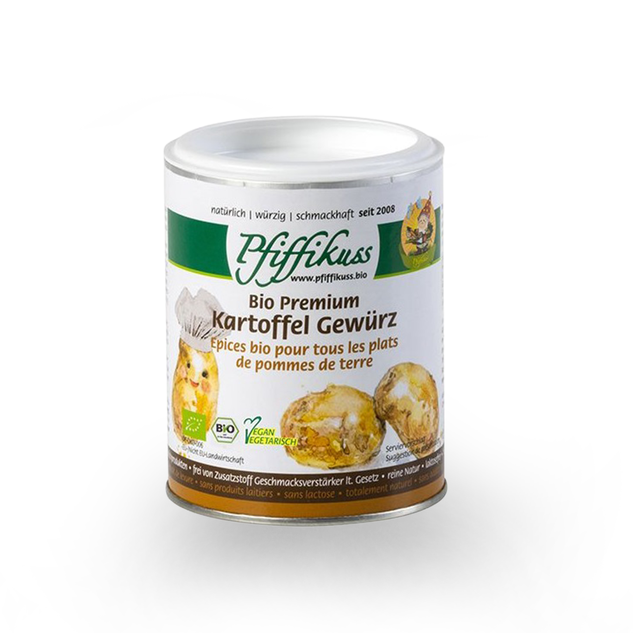 Pfiffikuss BIO Kartoffel Gewürzmischung 100 g Dose