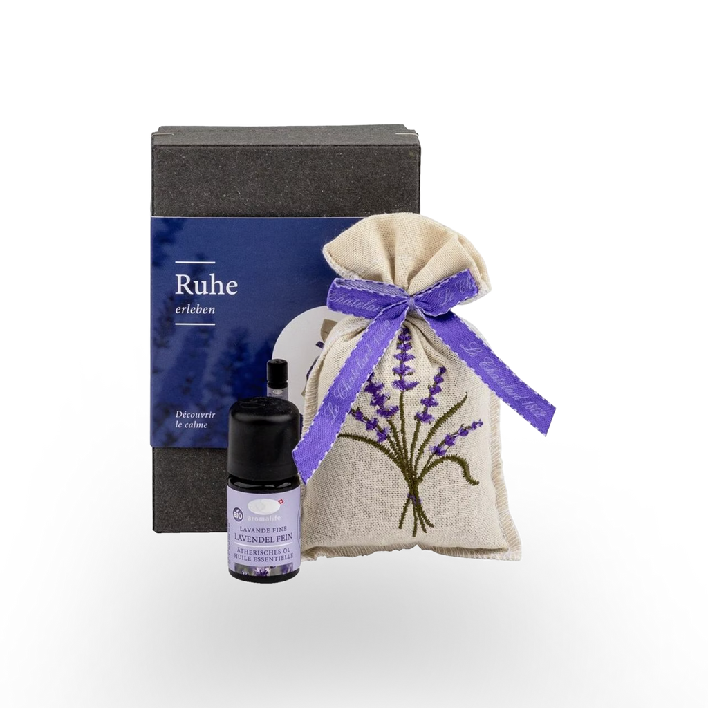 Aromalife Lavendel Geschenkset Lavendelsäckli und ätherisches Öl