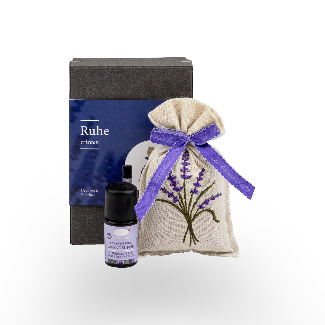 Aromalife Lavendel Geschenkset Lavendelsäckli und ätherisches Öl